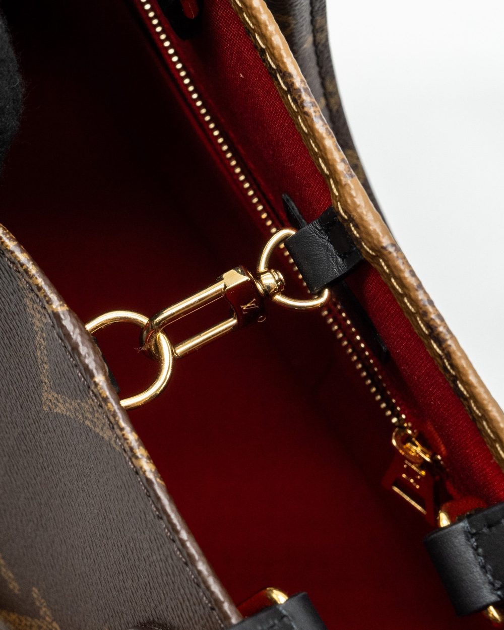 AAA Replica Louis Vuitton LV ONTHEGO MM MONOGRAM REVERSE CANVAS GHW (NEW VERSION)