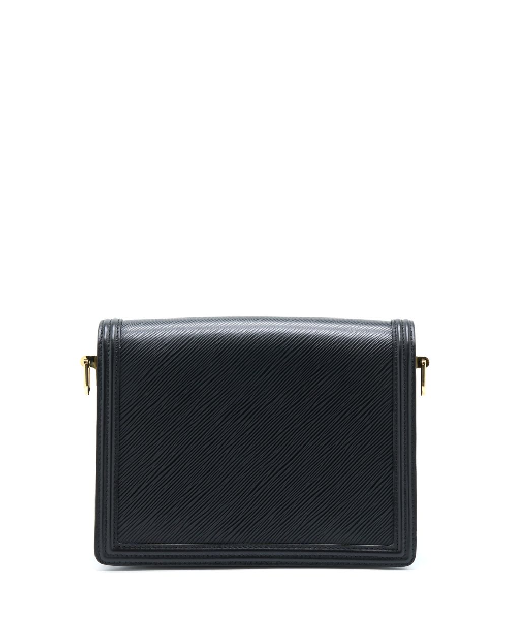 AAA Replica Louis Vuitton LV DAUPHINE MM EPI BLACK GHW