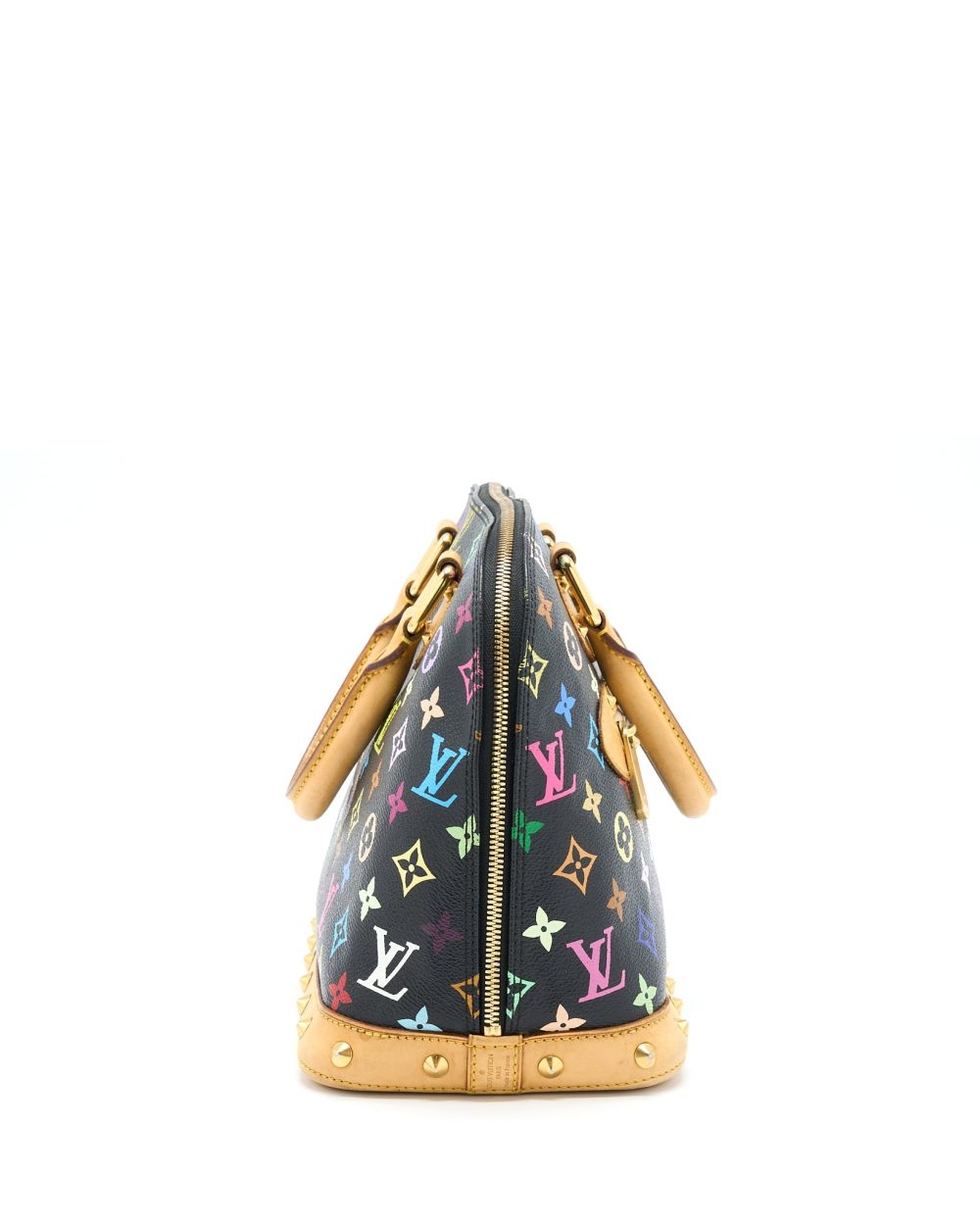 AAA Replica Louis Vuitton LV ALMA BAG MONOGRAM CANVAS MULTICOLOUR/ BLACK GHW