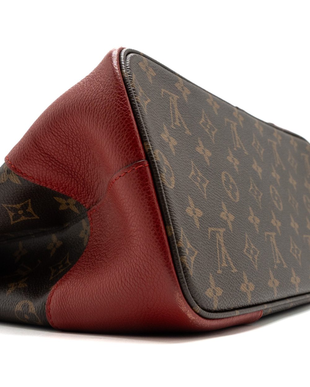 AAA Replica Louis Vuitton LV TOP HANDLE TOTE BAG MONOGRAM CANVAS / RED GHW