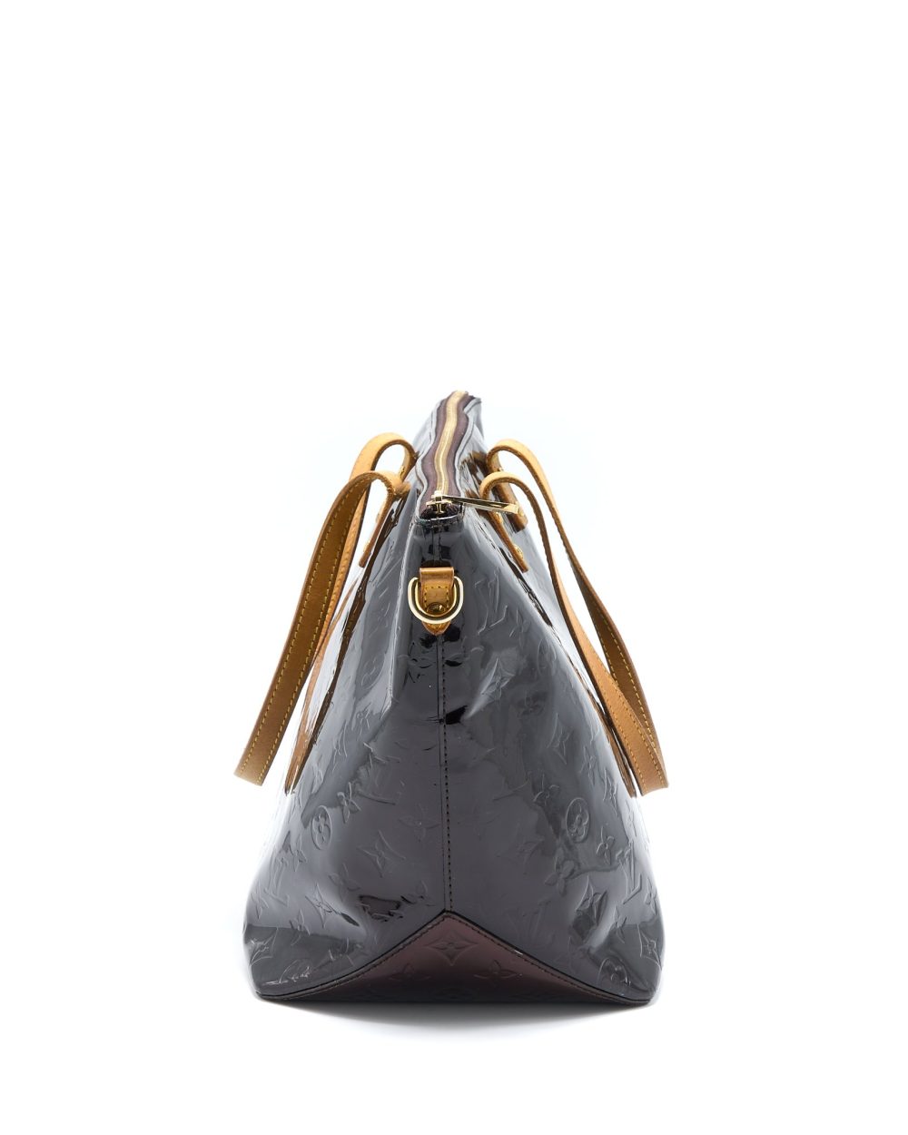 AAA Replica Louis Vuitton LV VERNIS BELLEVUE GM BAG PATENT AMARANTE GHW