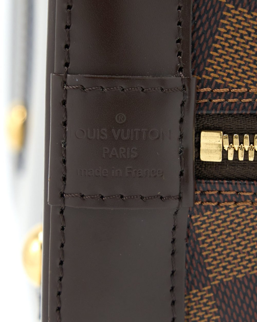 AAA Replica Louis Vuitton LV ALMA PM DAMIER EBENE GHW