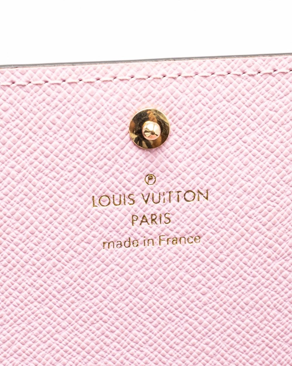 AAA Replica Louis Vuitton LV SARAH WALLET 2016 CHRISTMAS LIMITED EDITION MONOGRAM CANVAS ROSE BALLERINE GHW