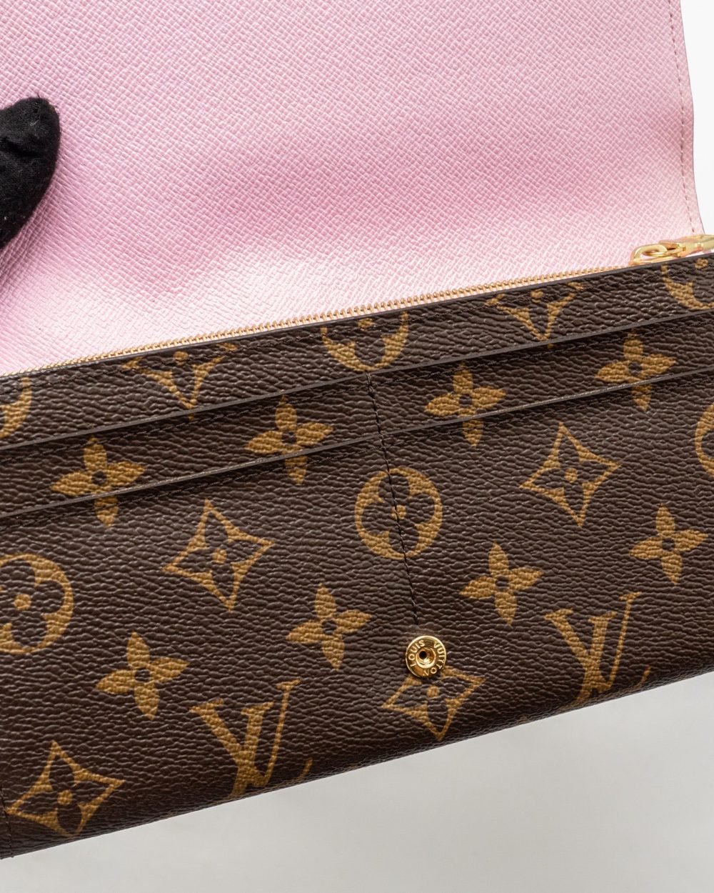 AAA Replica Louis Vuitton LV SARAH WALLET 2016 CHRISTMAS LIMITED EDITION MONOGRAM CANVAS ROSE BALLERINE GHW