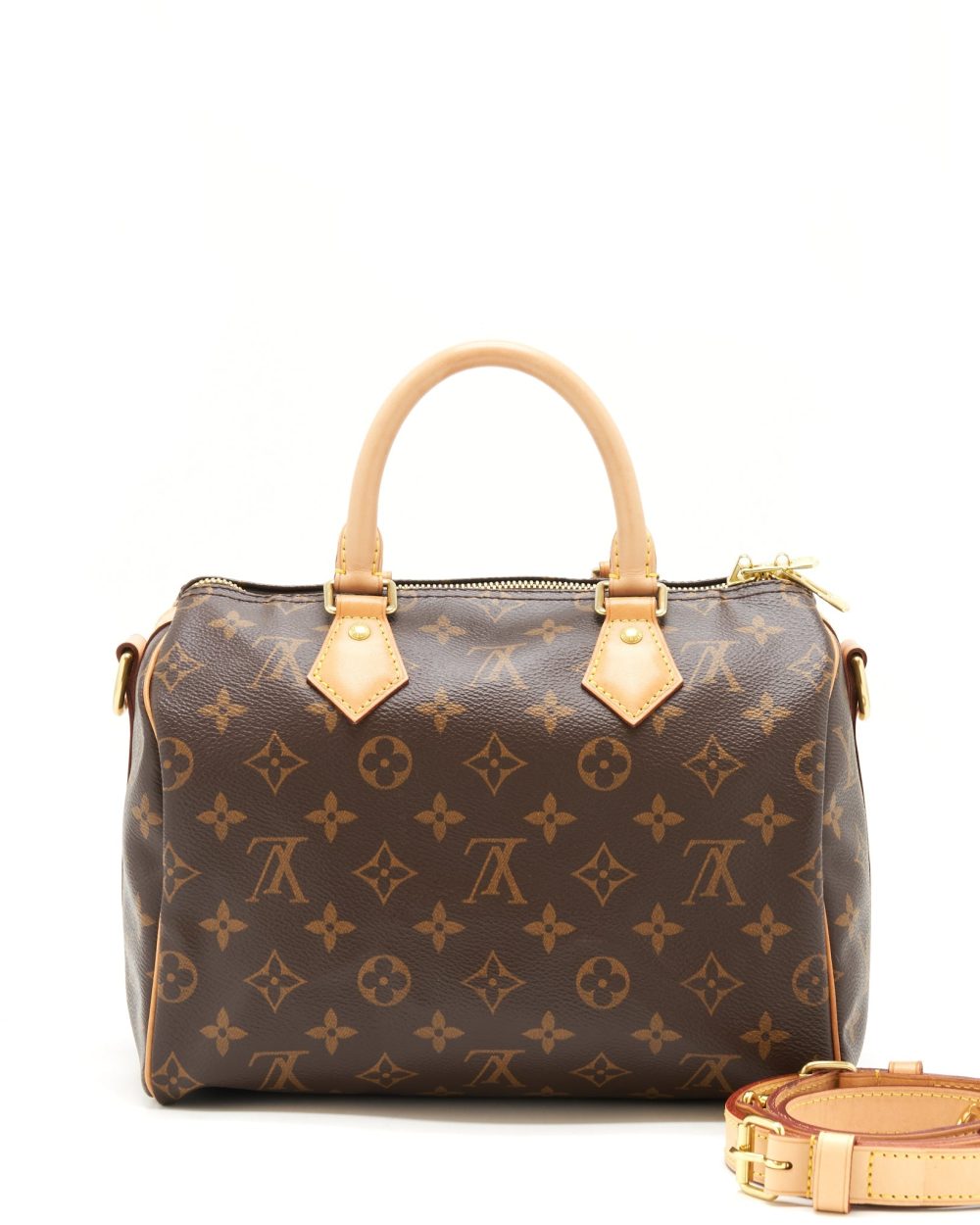 AAA Replica Louis Vuitton LV SPEEDY 25 BANDOULIÈRE MONOGRAM CANVAS