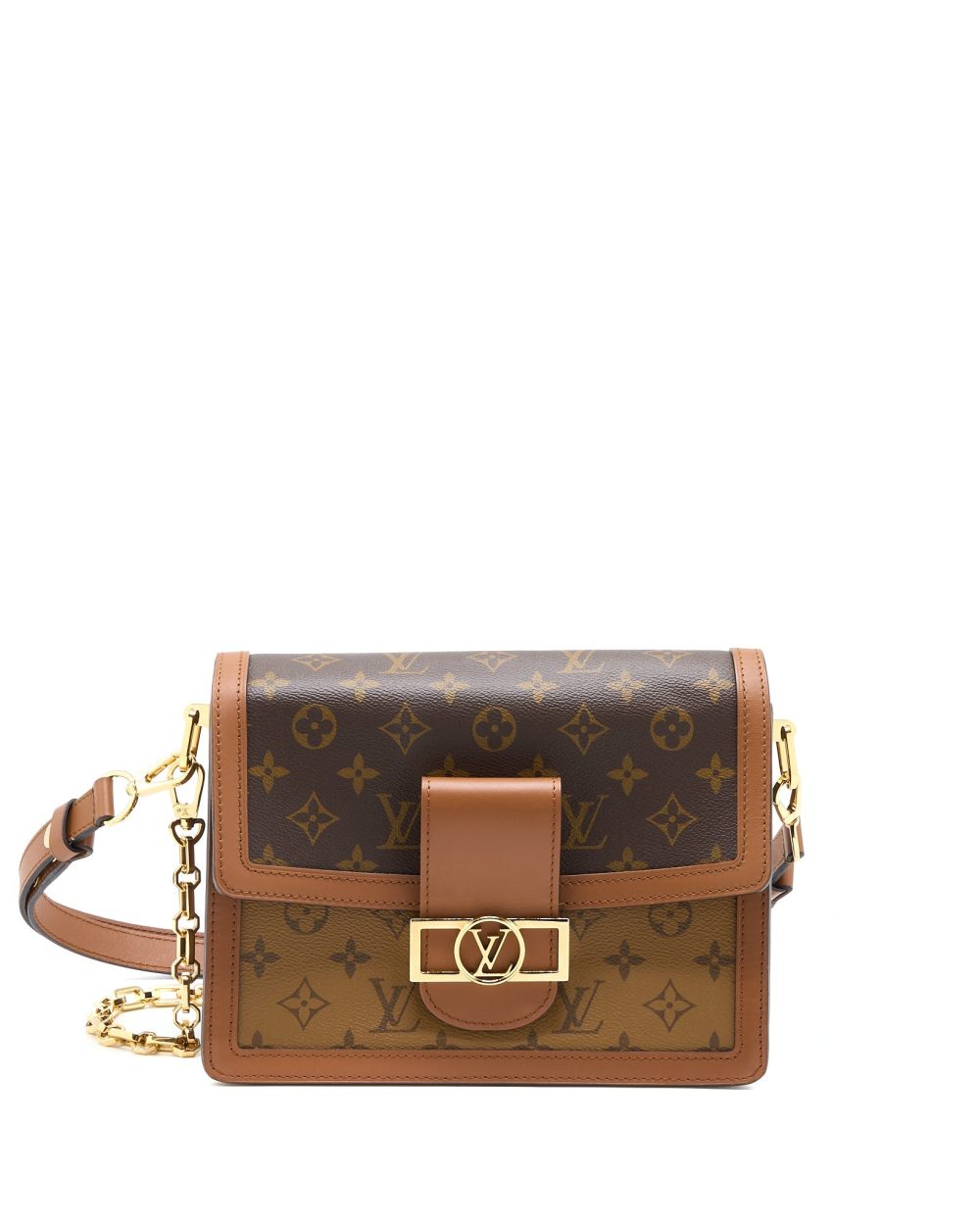 AAA Replica Louis Vuitton LV DAUPHINE MM MONOGRAM CANVAS GHW