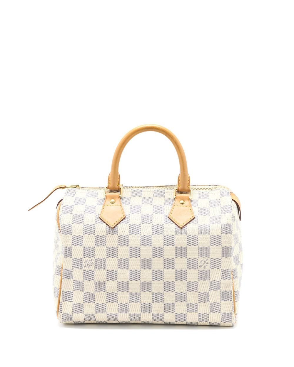 AAA Replica Louis Vuitton LV SPEEDY 25 DAMIER AZUR CANVAS GHW