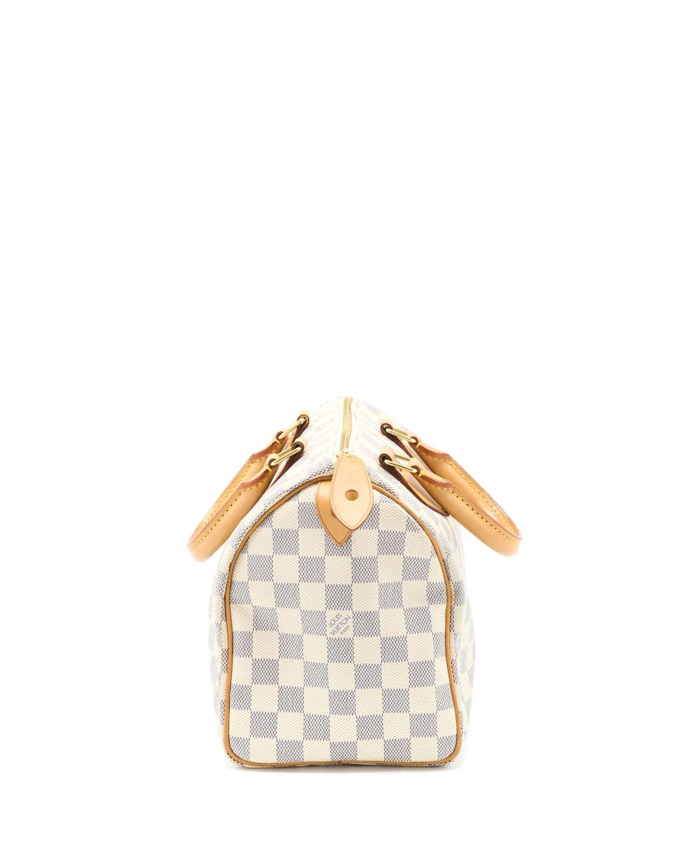 AAA Replica Louis Vuitton LV SPEEDY 25 DAMIER AZUR CANVAS GHW
