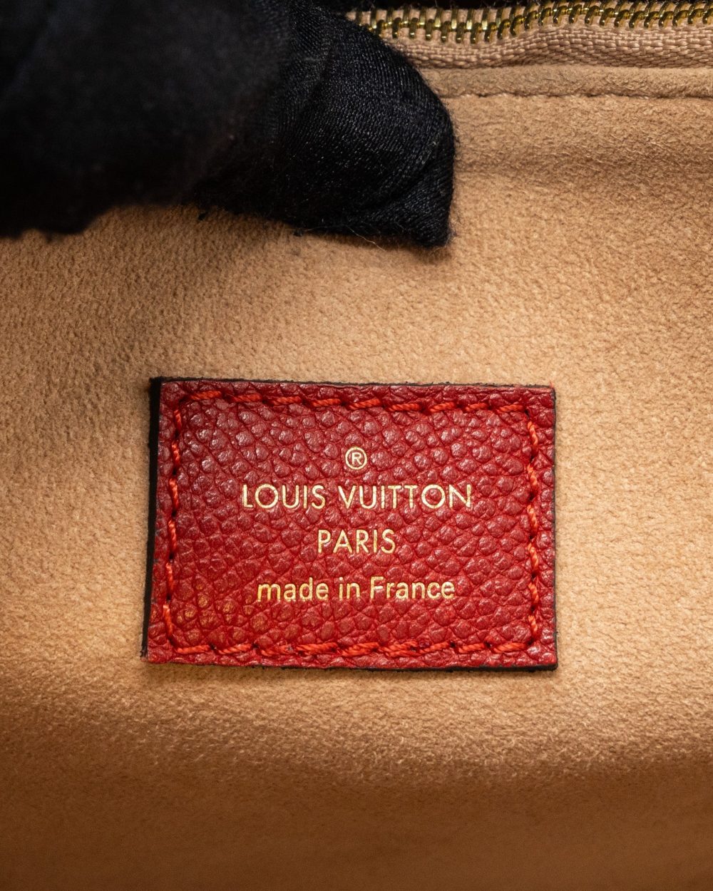 AAA Replica Louis Vuitton LV TOP HANDLE TOTE BAG MONOGRAM CANVAS / RED GHW