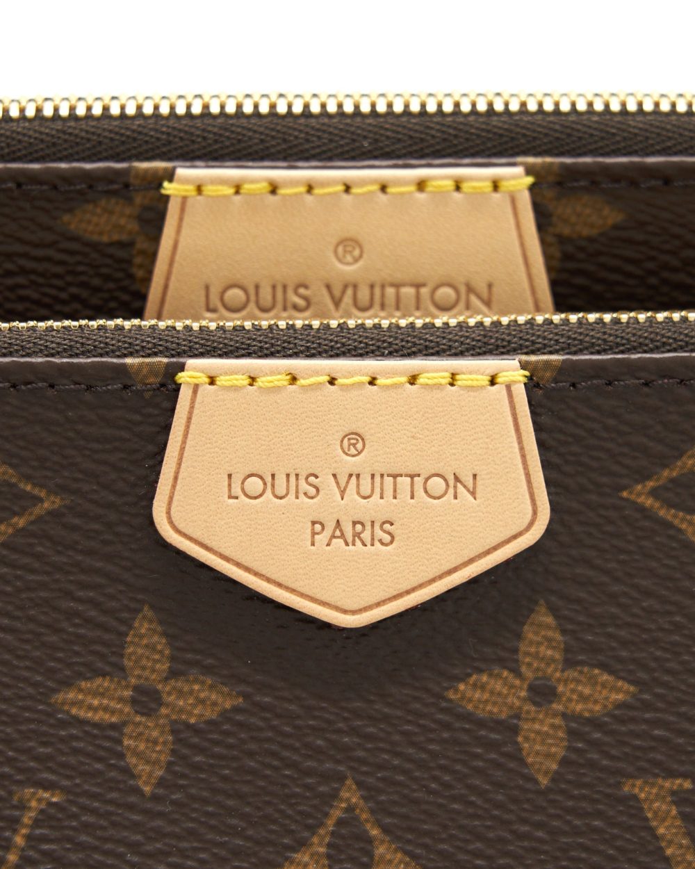 AAA Replica Louis Vuitton LV MULTI POCHETTE ACCESSORIES MONOGRAM CANVAS ROSE CLAIR GHW