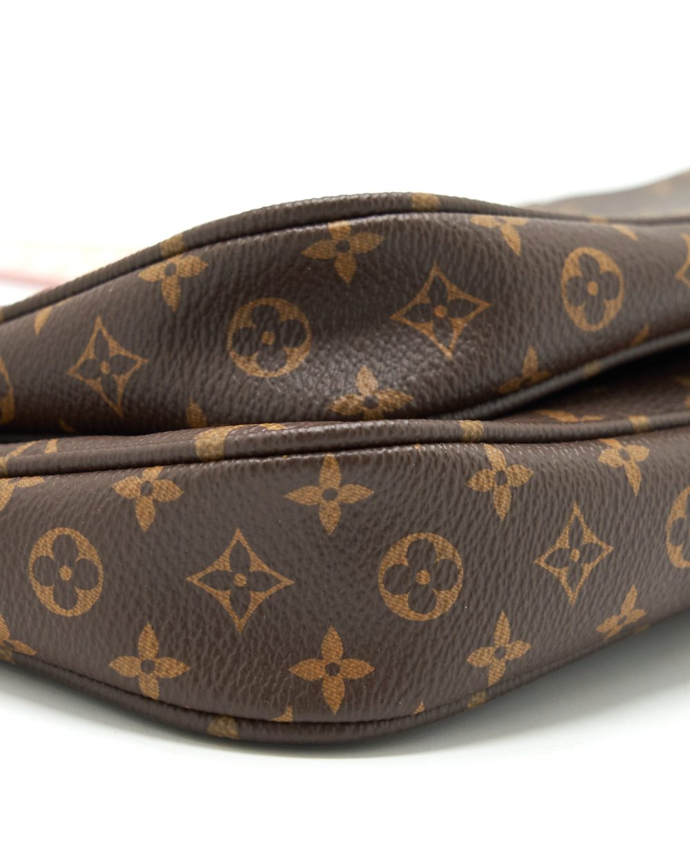 AAA Replica Louis Vuitton LV MULTI POCHETTE ACCESSORIES MONOGRAM CANVAS ROSE CLAIR GHW