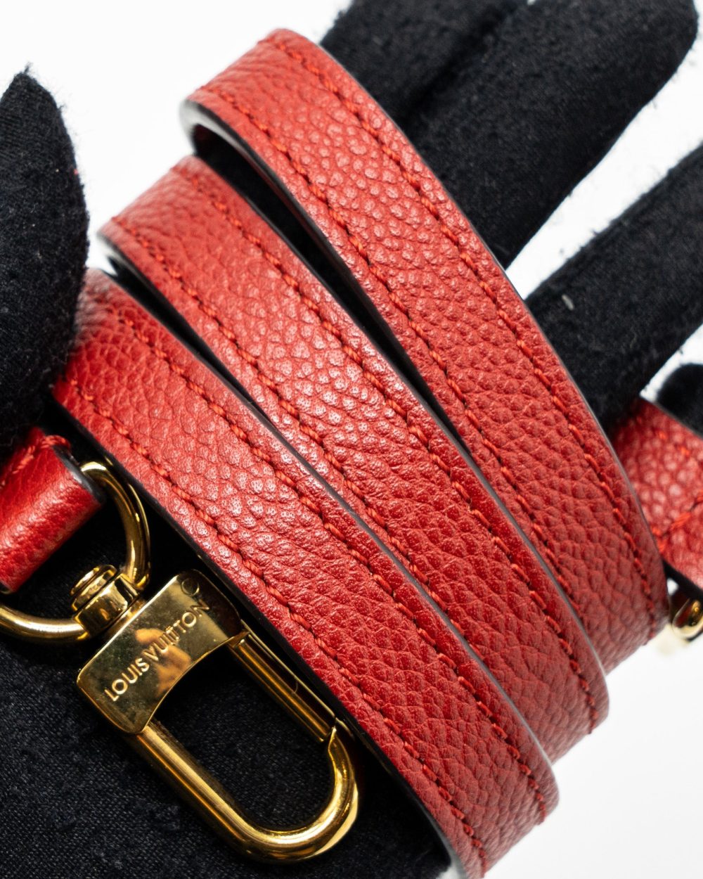 AAA Replica Louis Vuitton LV TOP HANDLE TOTE BAG MONOGRAM CANVAS / RED GHW