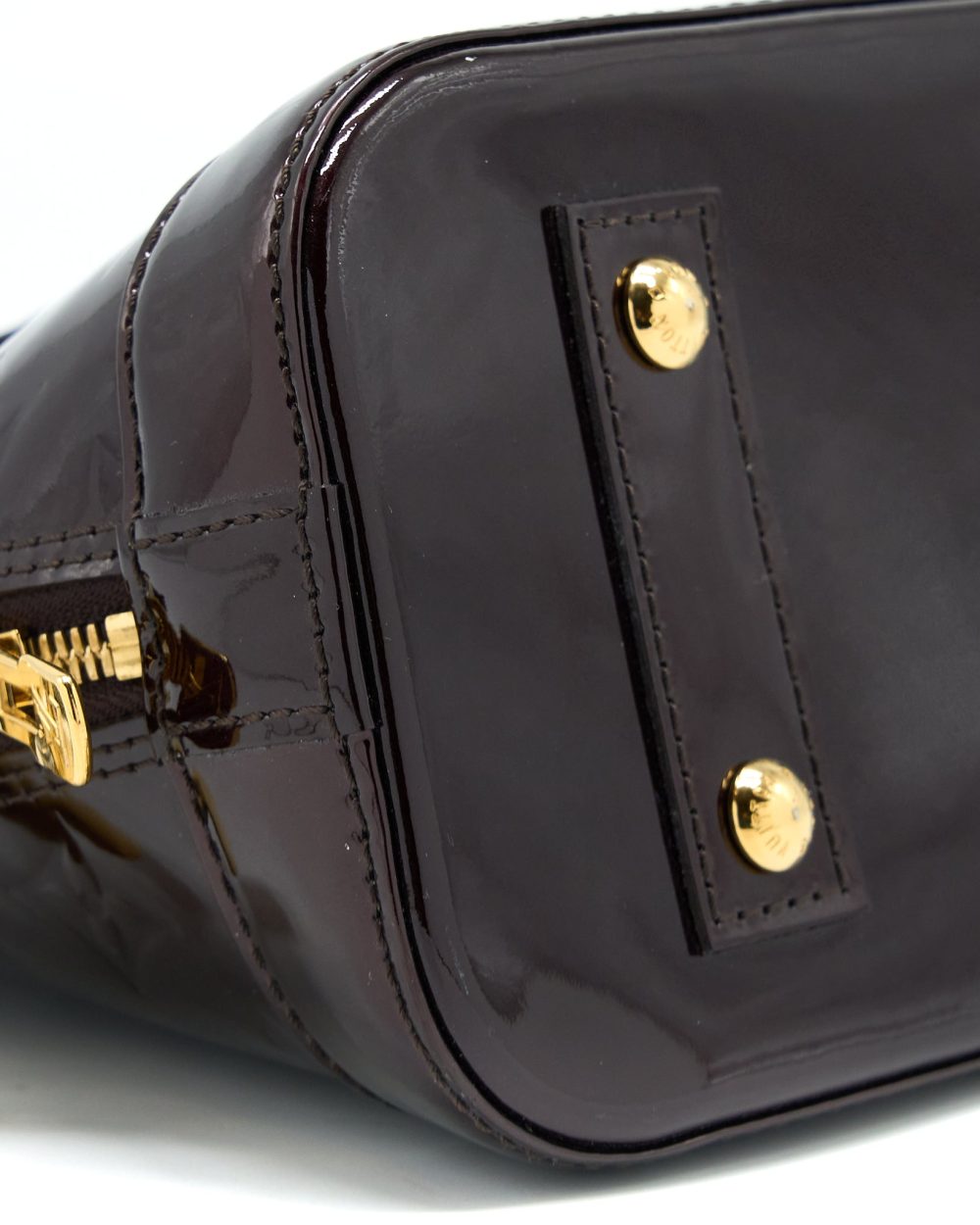 AAA Replica Louis Vuitton LV ALMA BB PATENT AMATANTE GHW