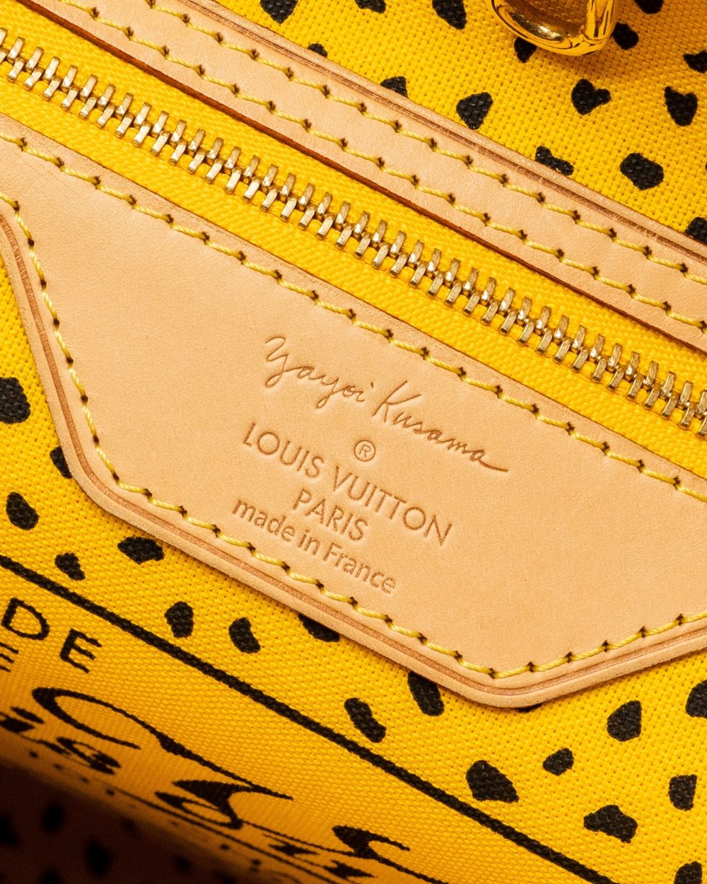 AAA Replica Louis Vuitton LV X YAYOI KUSAM NEVERFULL MM MONOGRAM CANVAS / YELLOW GHW