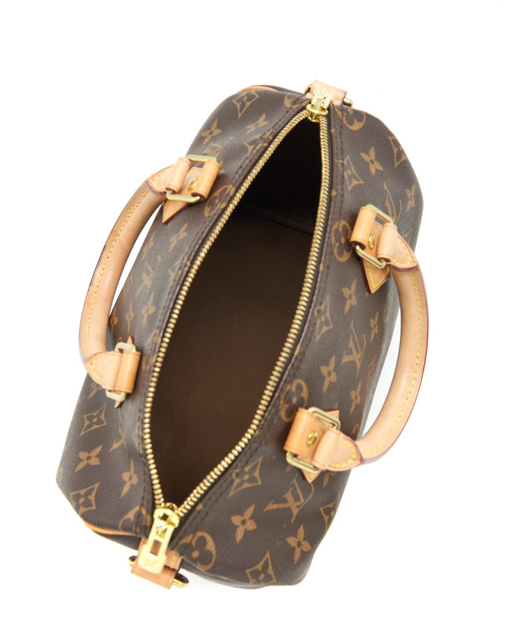 AAA Replica Louis Vuitton LV SPEEDY 25 BANDOULIÈRE MONOGRAM CANVAS