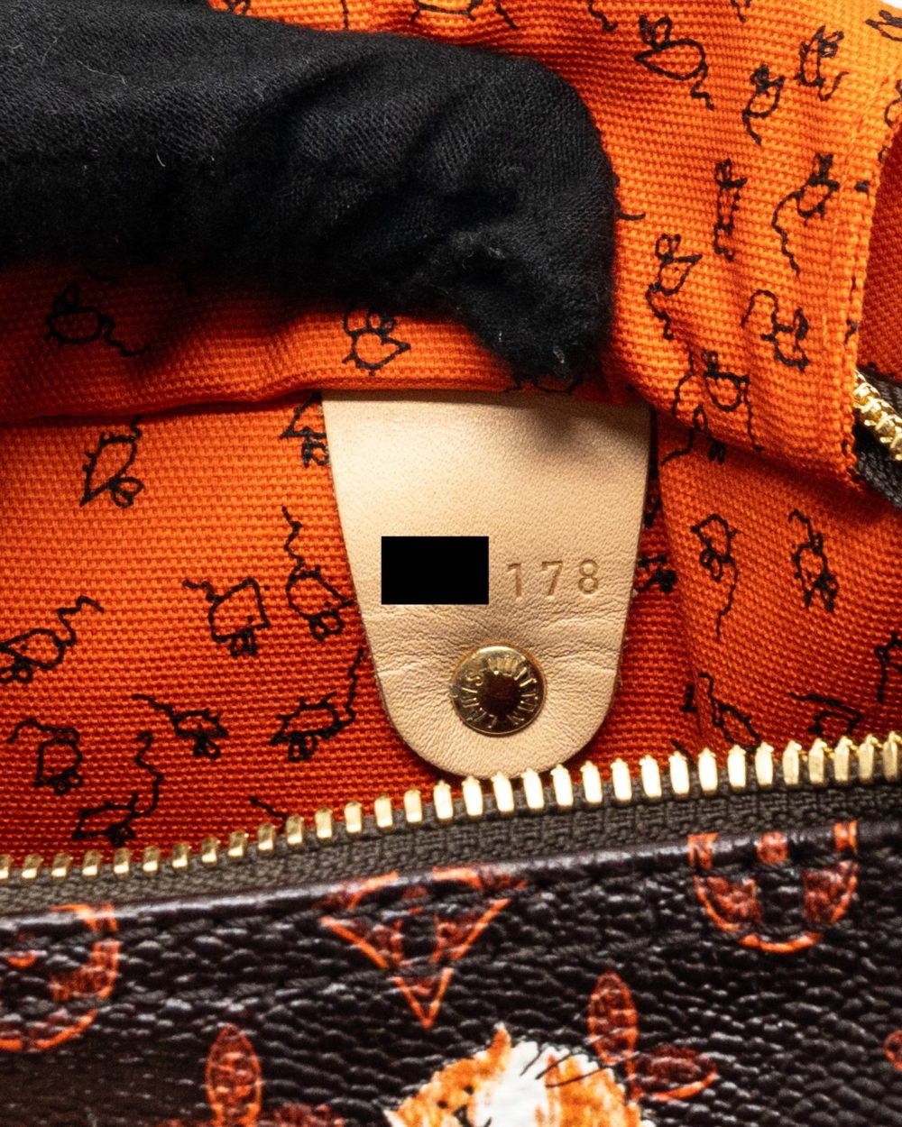 AAA Replica Louis Vuitton LV SPEEDY BANDOULIERE 30 CATOGRAM LIMITED EDITION CANVAS GHW