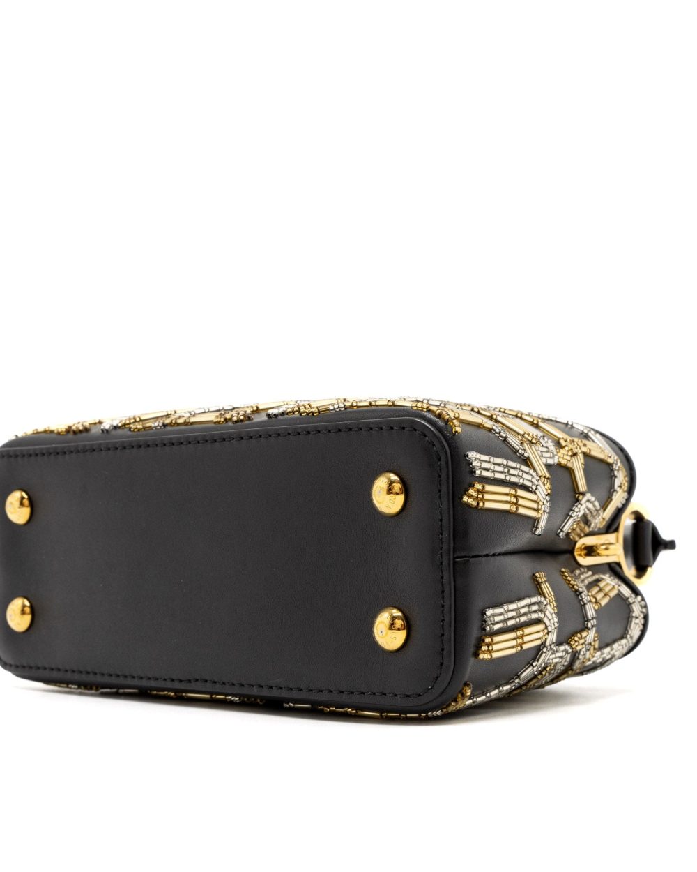 AAA Replica Louis Vuitton LV CAPUCINES BB 21FW LIMITED EDITION CALFSKIN BLACK/MULTICOLOUR GHW