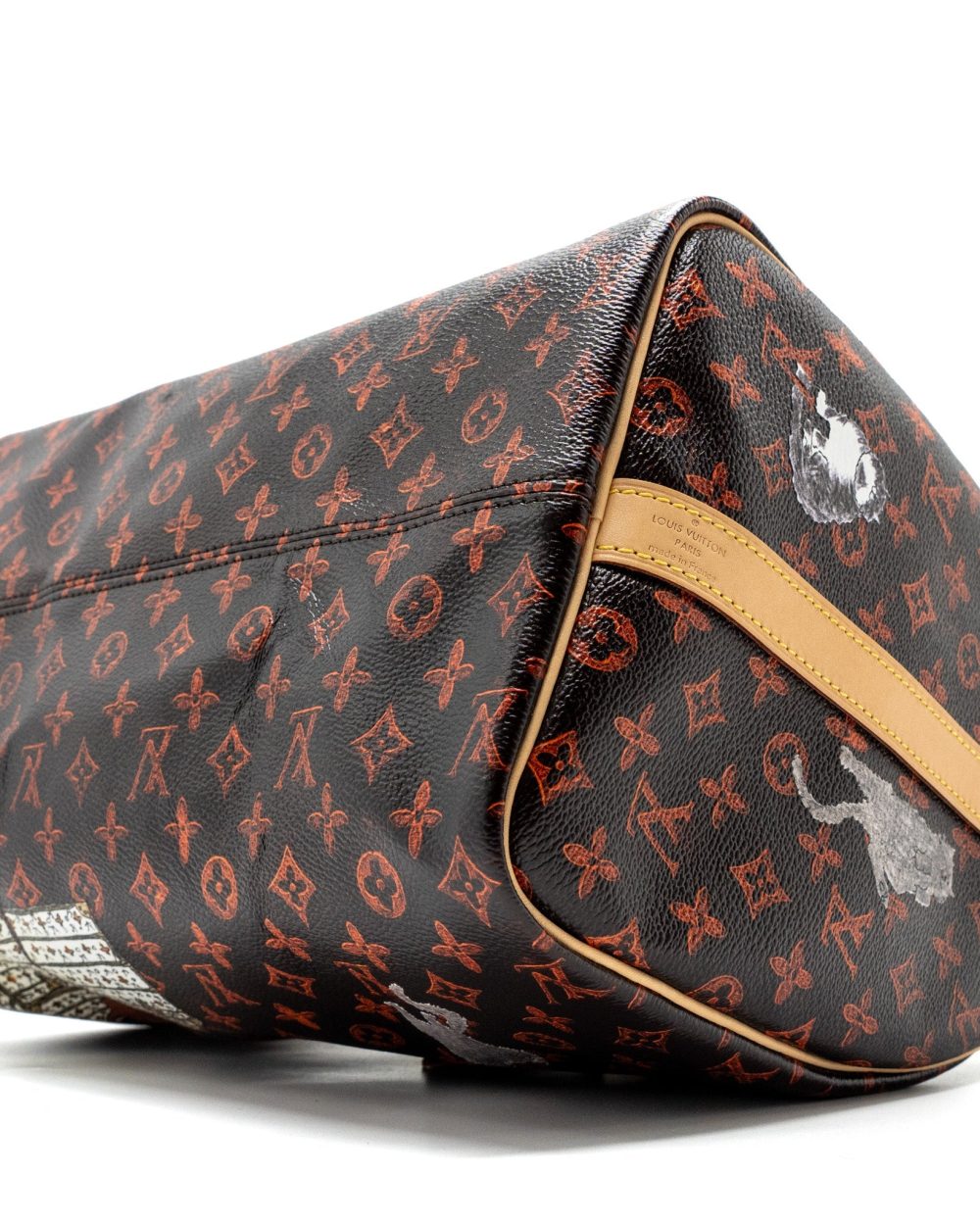 AAA Replica Louis Vuitton LV SPEEDY BANDOULIERE 30 CATOGRAM LIMITED EDITION CANVAS GHW