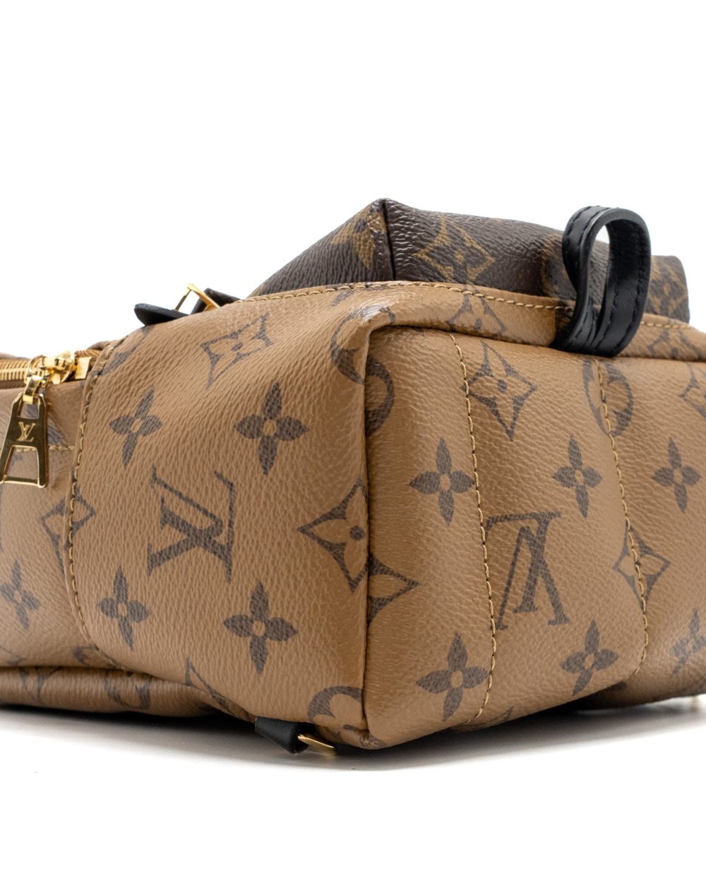 AAA Replica Louis Vuitton LV MINI PALM SPRING BACKPACK REVERSE MONOGRAM CANVAS GHW