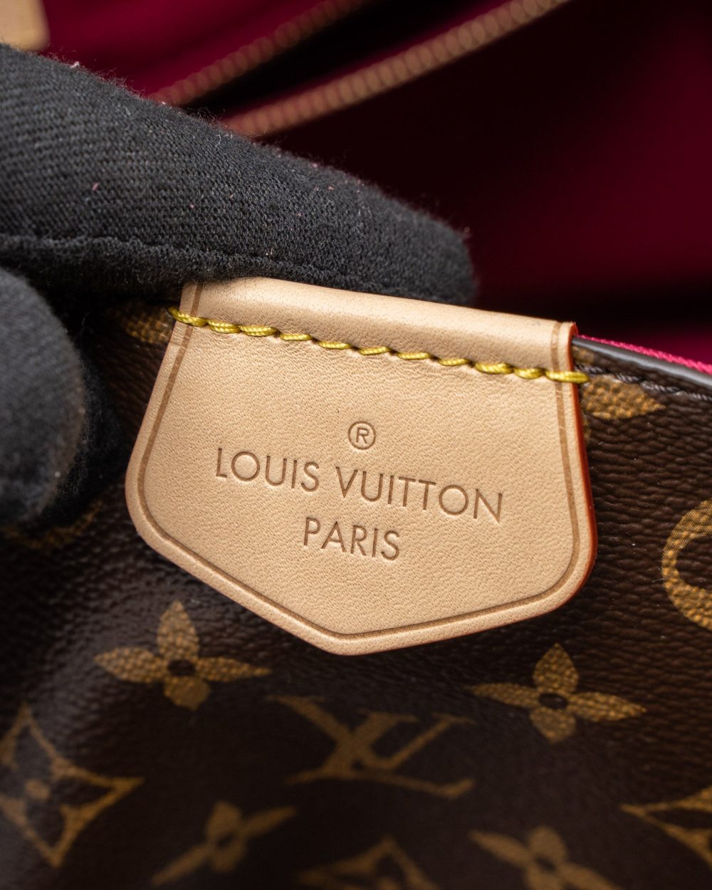 AAA Replica Louis Vuitton LV GRACEFUL MM MONOGRAM CANVAS/PIVOINE GHW (NEW VERSION)