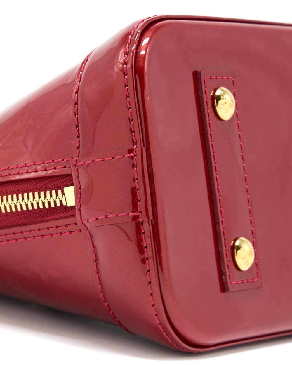 AAA Replica Louis Vuitton LV ALMA BB VERNIS RED GHW