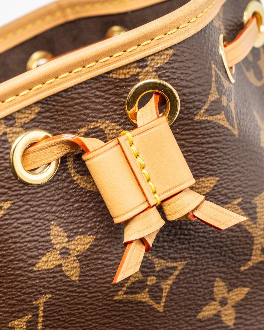 AAA Replica Louis Vuitton LV NANO NOE MONOGRAM CANVAS GHW