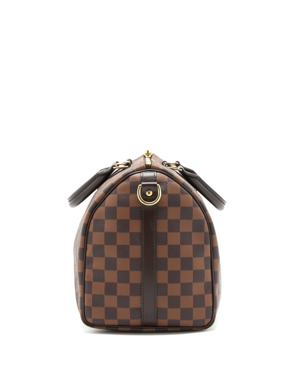 AAA Replica Louis Vuitton LV SPEEDY 30 DAMIER EBENE GHW