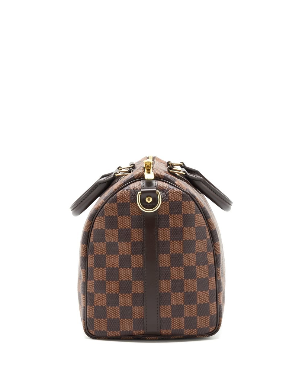 AAA Replica Louis Vuitton LV SPEEDY 30 DAMIER EBENE GHW