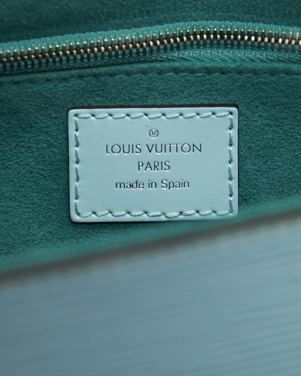 AAA Replica Louis Vuitton LV TOP HANDLE FLAP BAG EPI LIGHT BLUE SHW