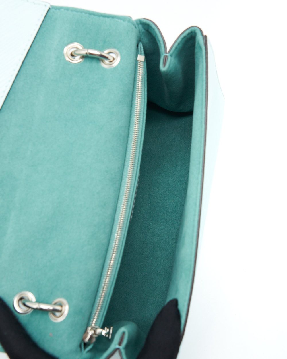 AAA Replica Louis Vuitton LV TOP HANDLE FLAP BAG EPI LIGHT BLUE SHW