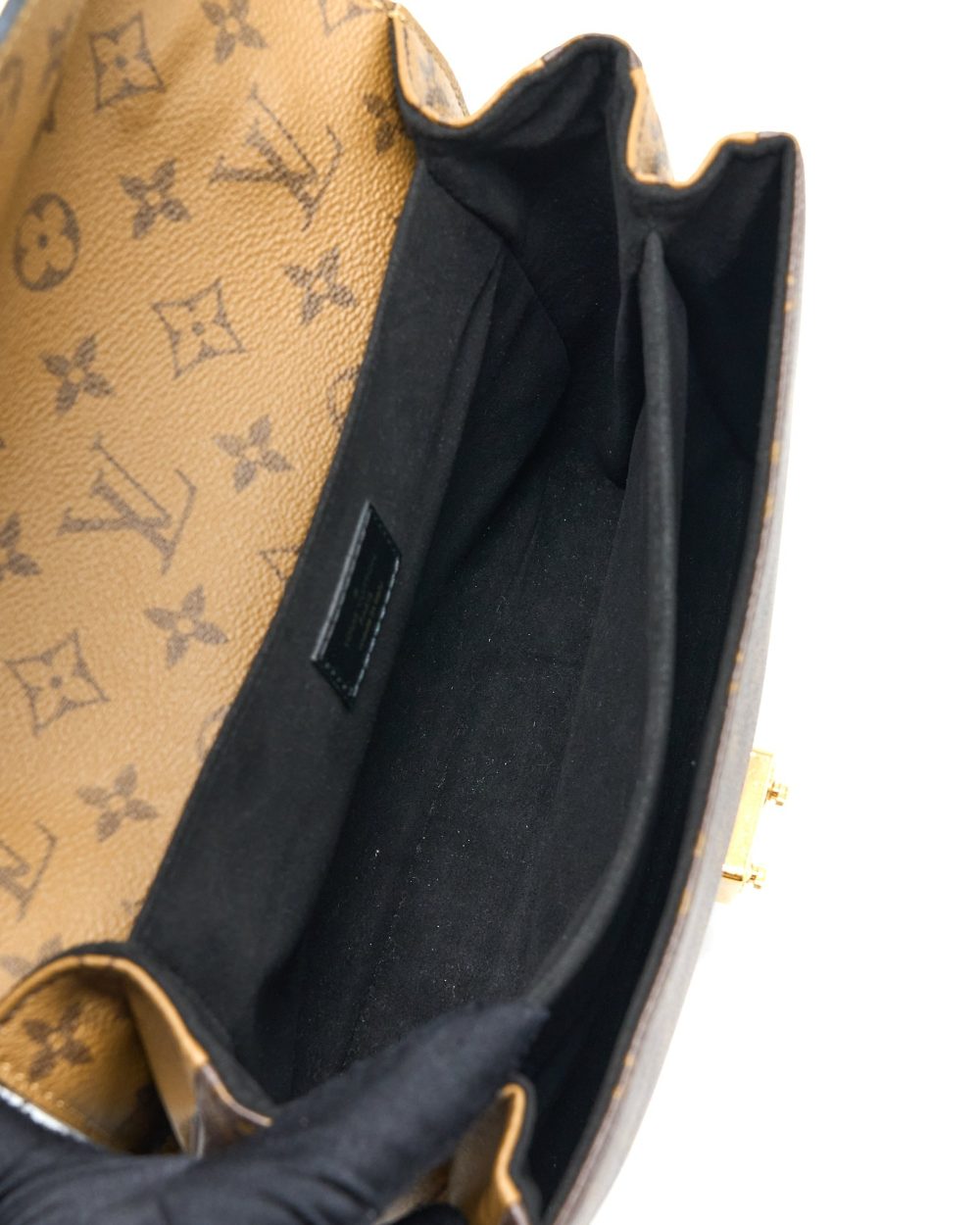 AAA Replica Louis Vuitton LV POCHETTE MÉTIS MONOGRAM REVERSE CANVAS GHW