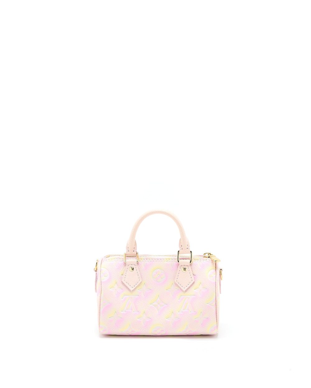 AAA Replica Louis Vuitton LV NANO SPEEDY MONOGRAM EMPREINTE MULTICOLOUR GHW