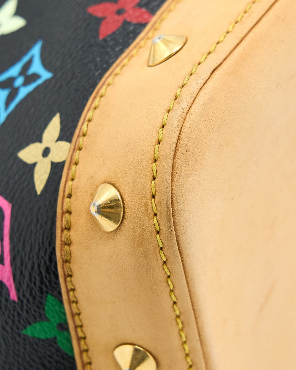 AAA Replica Louis Vuitton LV ALMA BAG MONOGRAM CANVAS MULTICOLOUR/ BLACK GHW