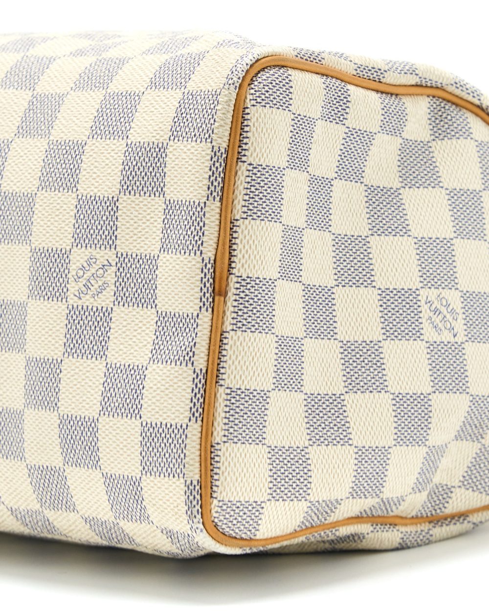 AAA Replica Louis Vuitton LV SPEEDY 25 DAMIER AZUR CANVAS GHW