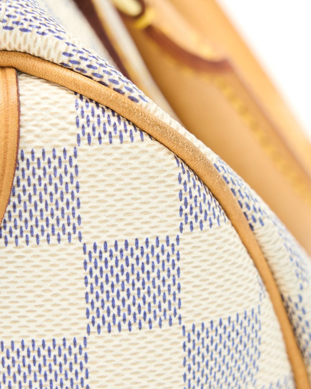 AAA Replica Louis Vuitton LV SPEEDY 25 DAMIER AZUR CANVAS GHW