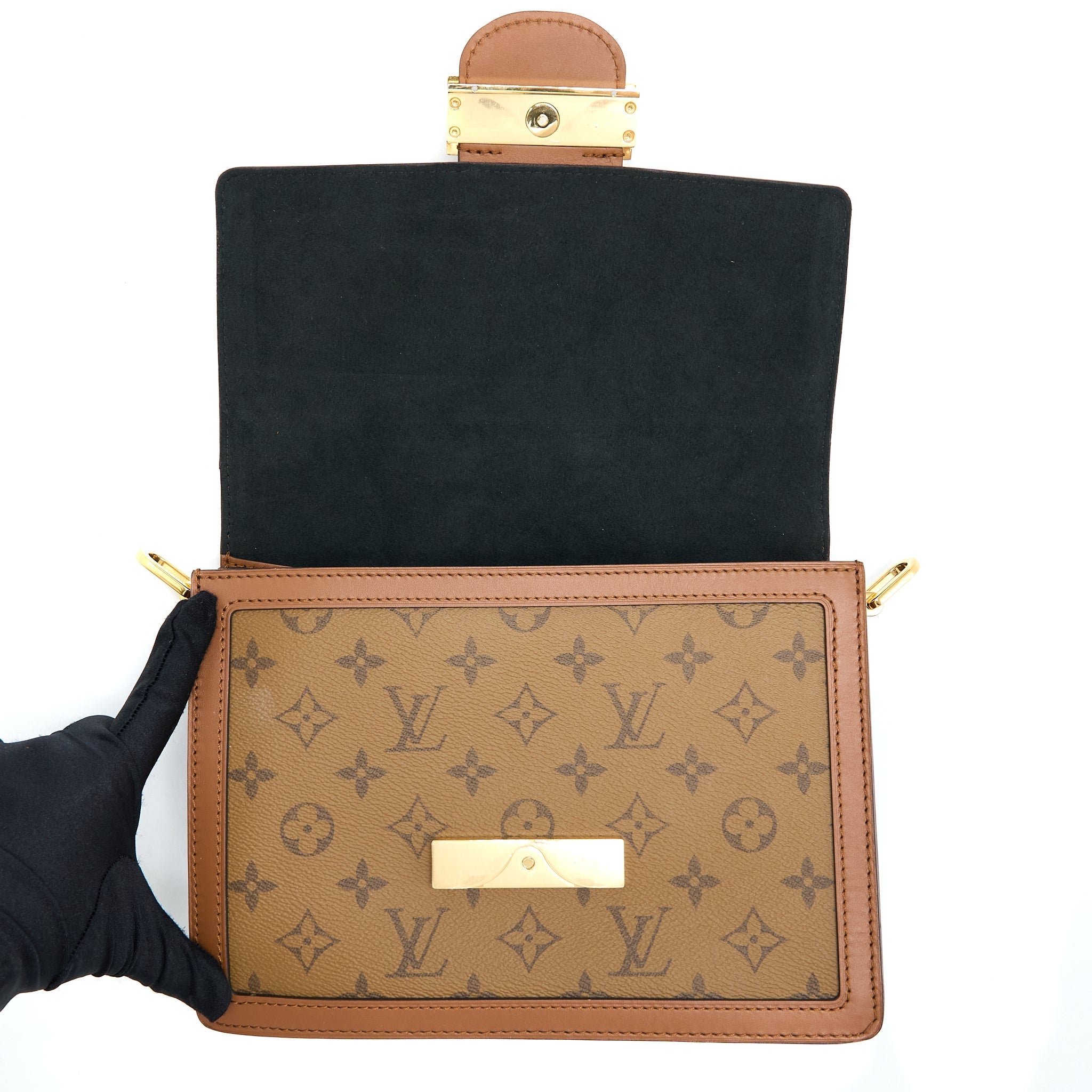 AAA Replica Louis Vuitton LV DAUPHINE MM MONOGRAM CANVAS GHW