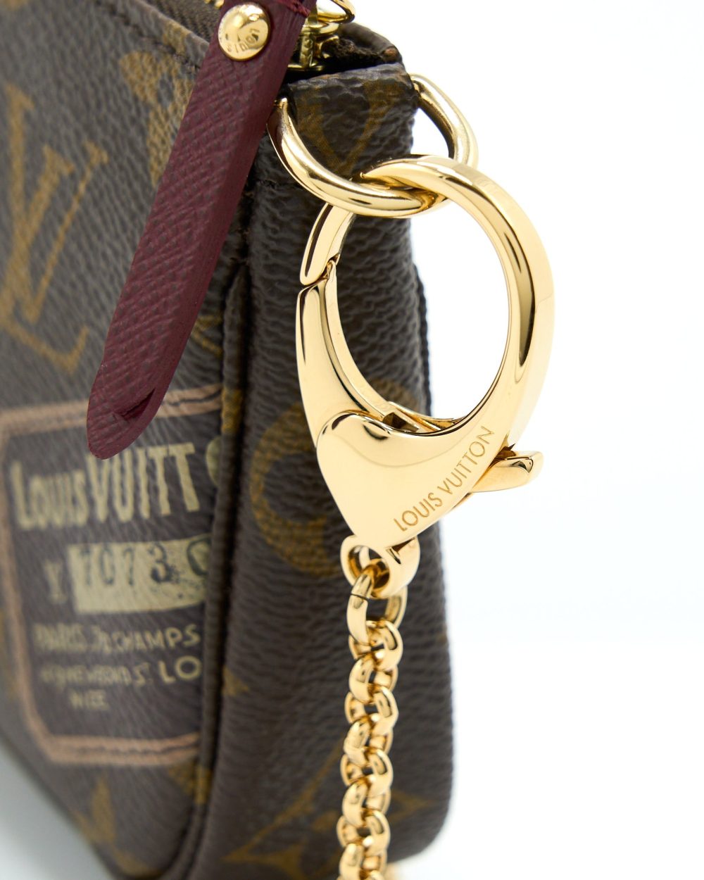AAA Replica Louis Vuitton LV MINI POCHETTE LIMITED EDITION MONOGRAM CANVAS GHW