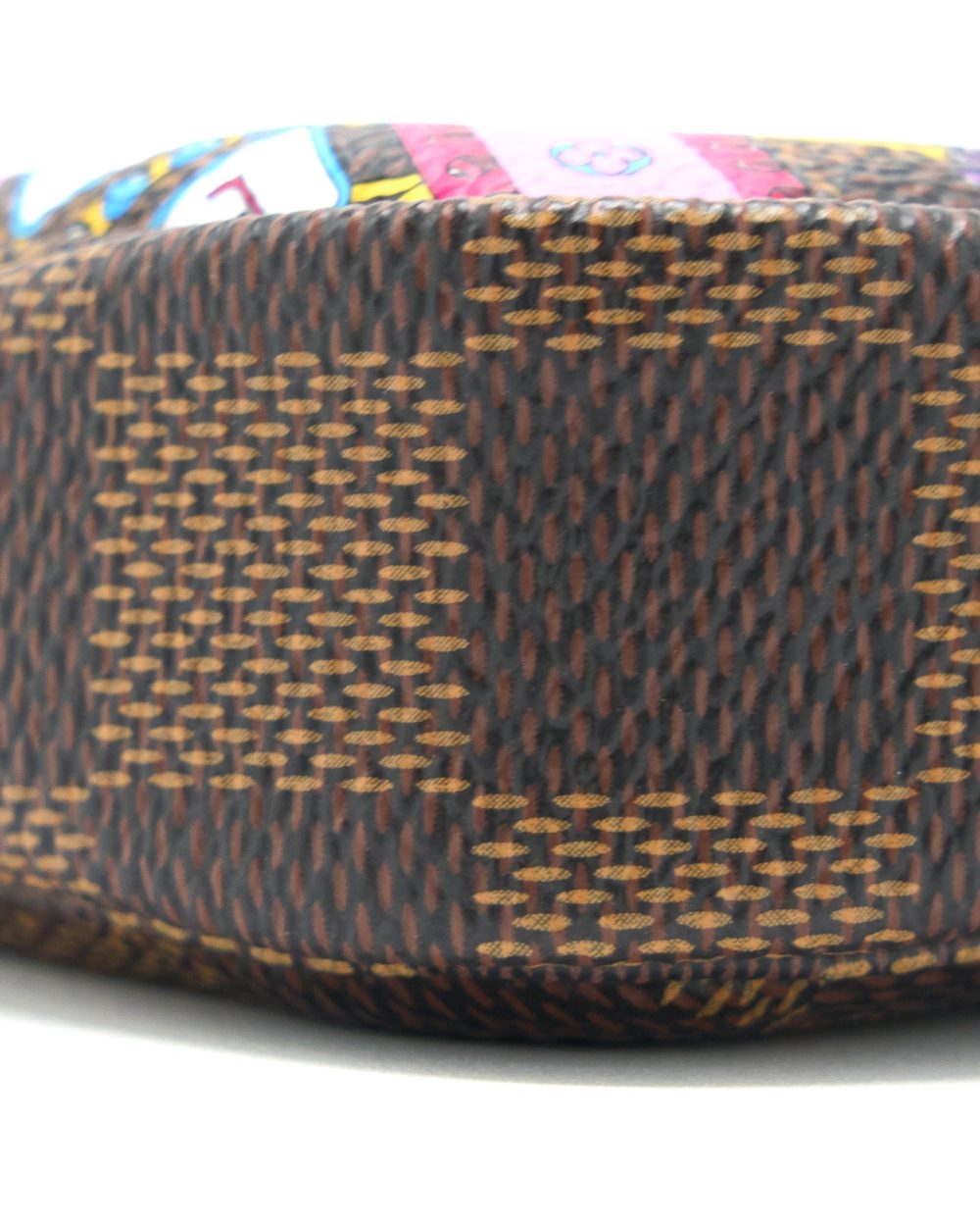 AAA Replica Louis Vuitton LV MINI POCHETTE ACCESSORIES LIMITED VIVIENNE HOLIDAYS DAMIER EBENE CANVAS GHW