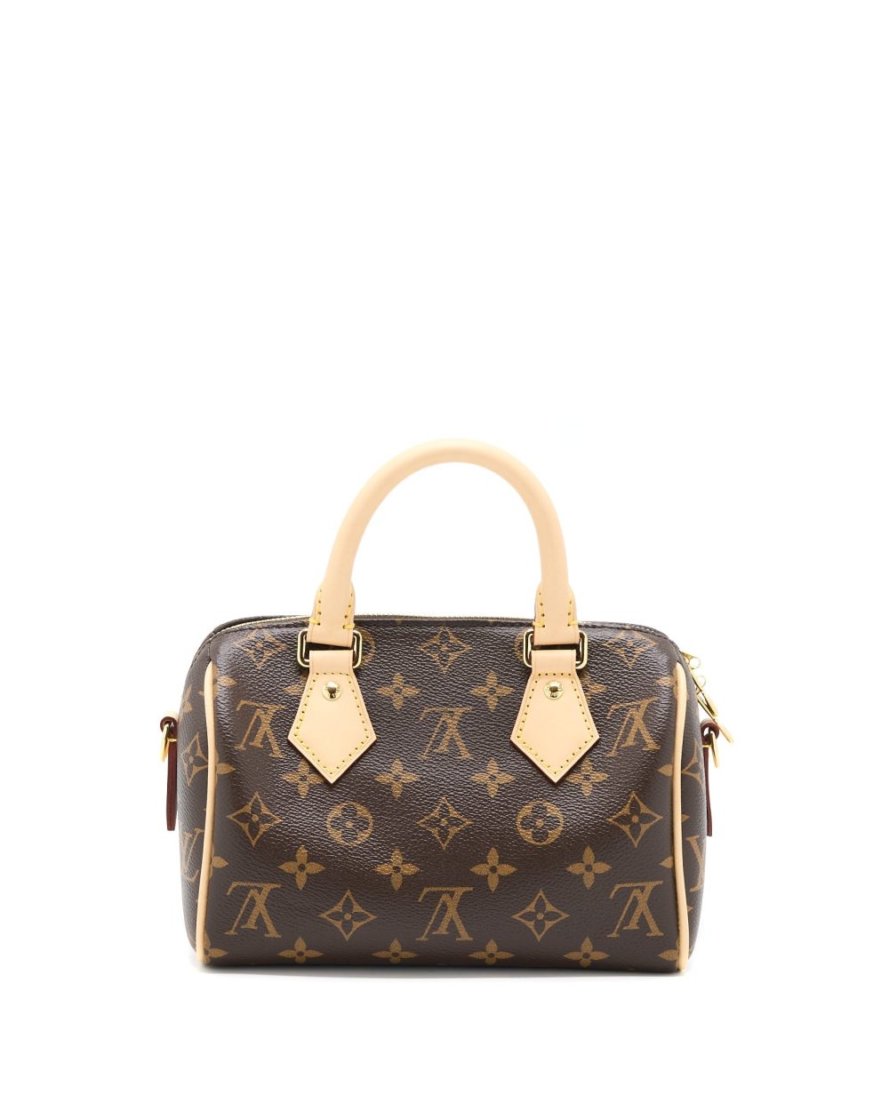 AAA Replica Louis Vuitton LV SPEEDY BANDOULIERE 20 MONOGRAM CANVAS WITH FUCHSIA STRAP