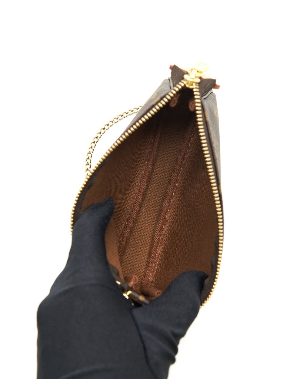 AAA Replica Louis Vuitton LV MINI POCHETTE MONOGRAM CANVAS GHW