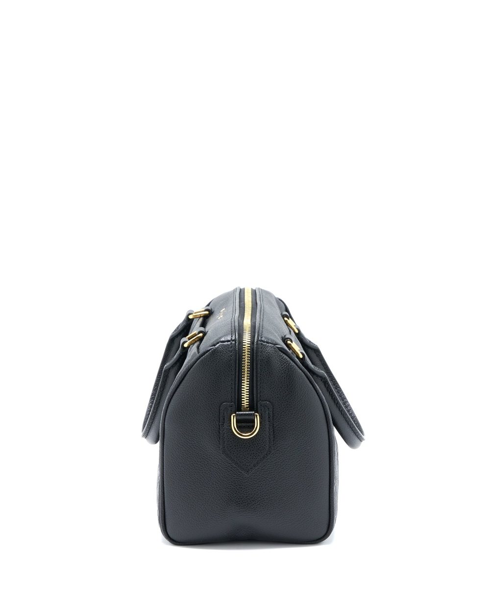 AAA Replica Louis Vuitton LV SPEEDY 25 BANDOULIERE MONOGRAM EMPREINTE BLACK GHW