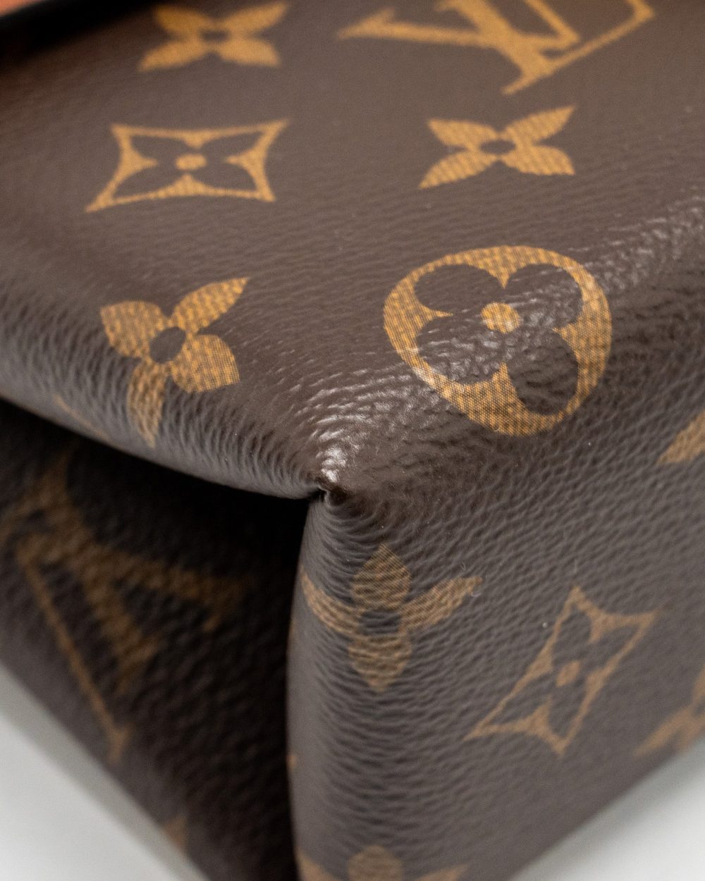 AAA Replica Louis Vuitton LV LOCK BB MONOGRAM CANVAS BROWN GHW
