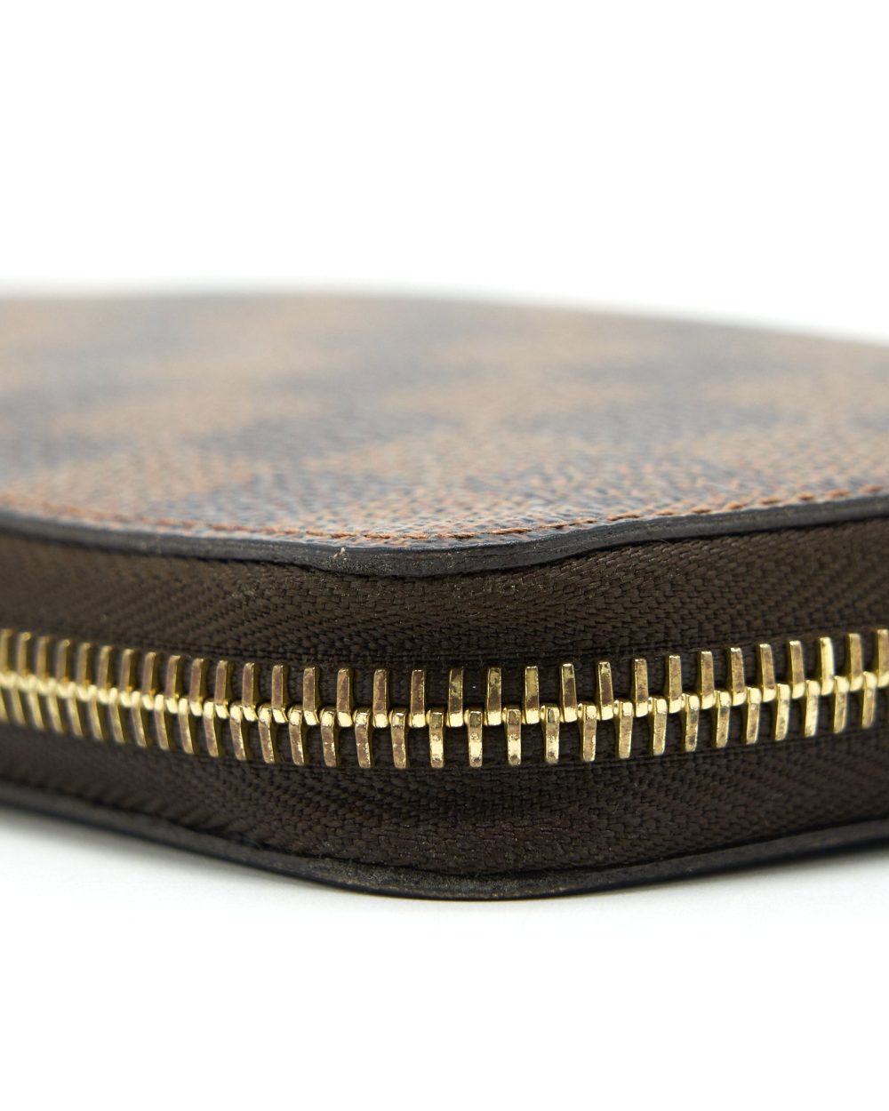 AAA Replica Louis Vuitton LV ZIPPY WALLET IN DAMIER EBENE