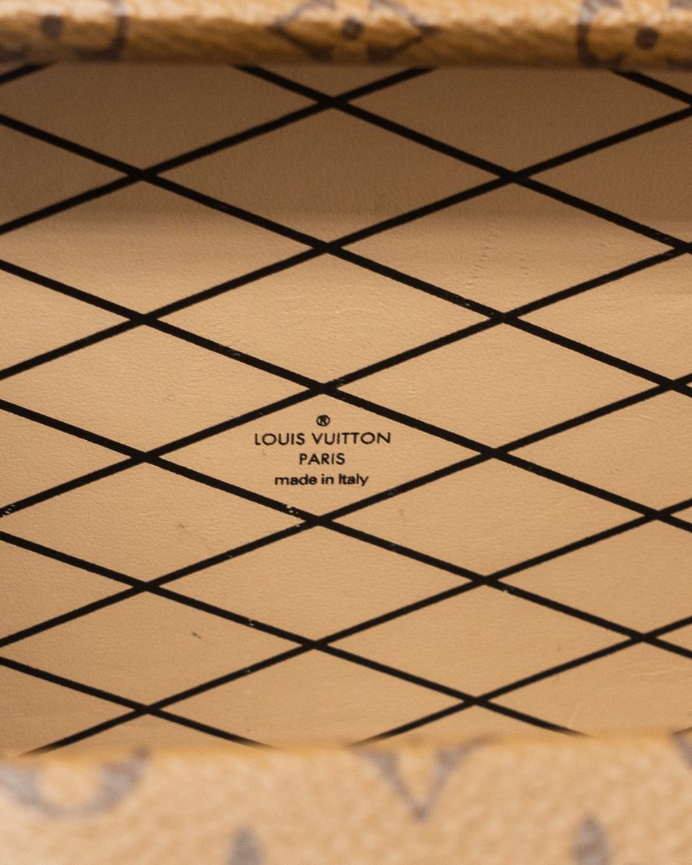 AAA Replica Louis Vuitton LV PETITE MALLE MONOGRAM REVERSE CANVAS GHW
