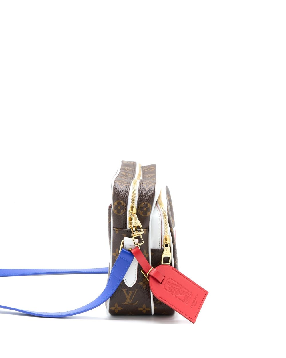 AAA Replica Louis Vuitton LV X NBA NIL MESSENGER MONOGRAM CANVAS GHW