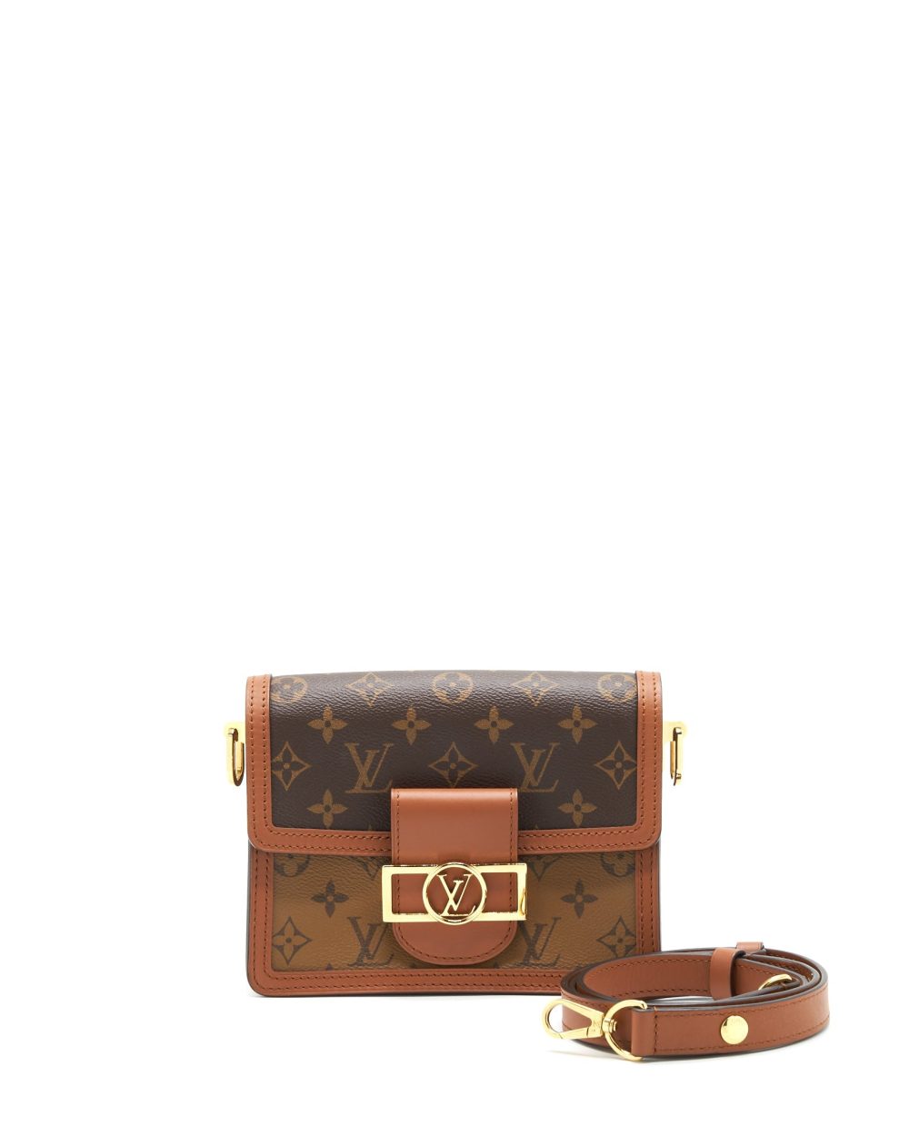 AAA Replica Louis Vuitton LV MINI DAUPHINE BAG IN MONOGRAM CANVAS