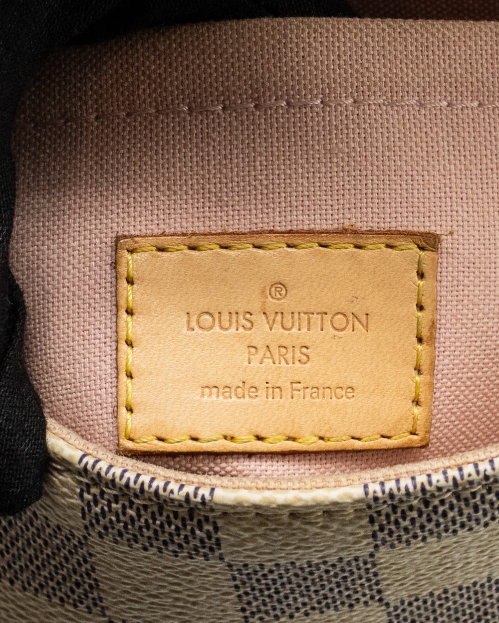 AAA Replica Louis Vuitton LV CROISETTE DAMIER AZUR CANVAS WHITE GHW 