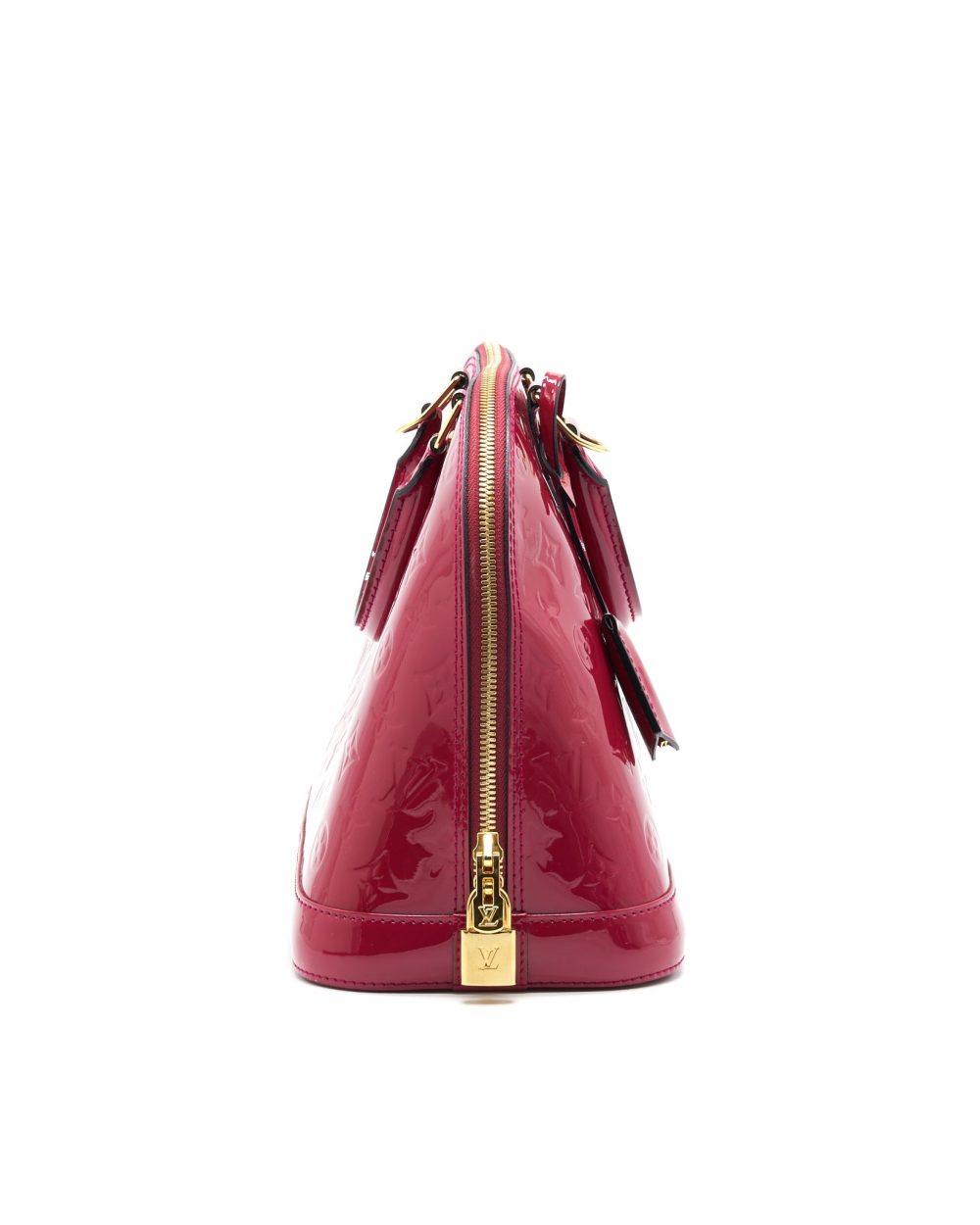 AAA Replica Louis Vuitton LV ALMA PM PATENT LEATHER INDIAN ROSE