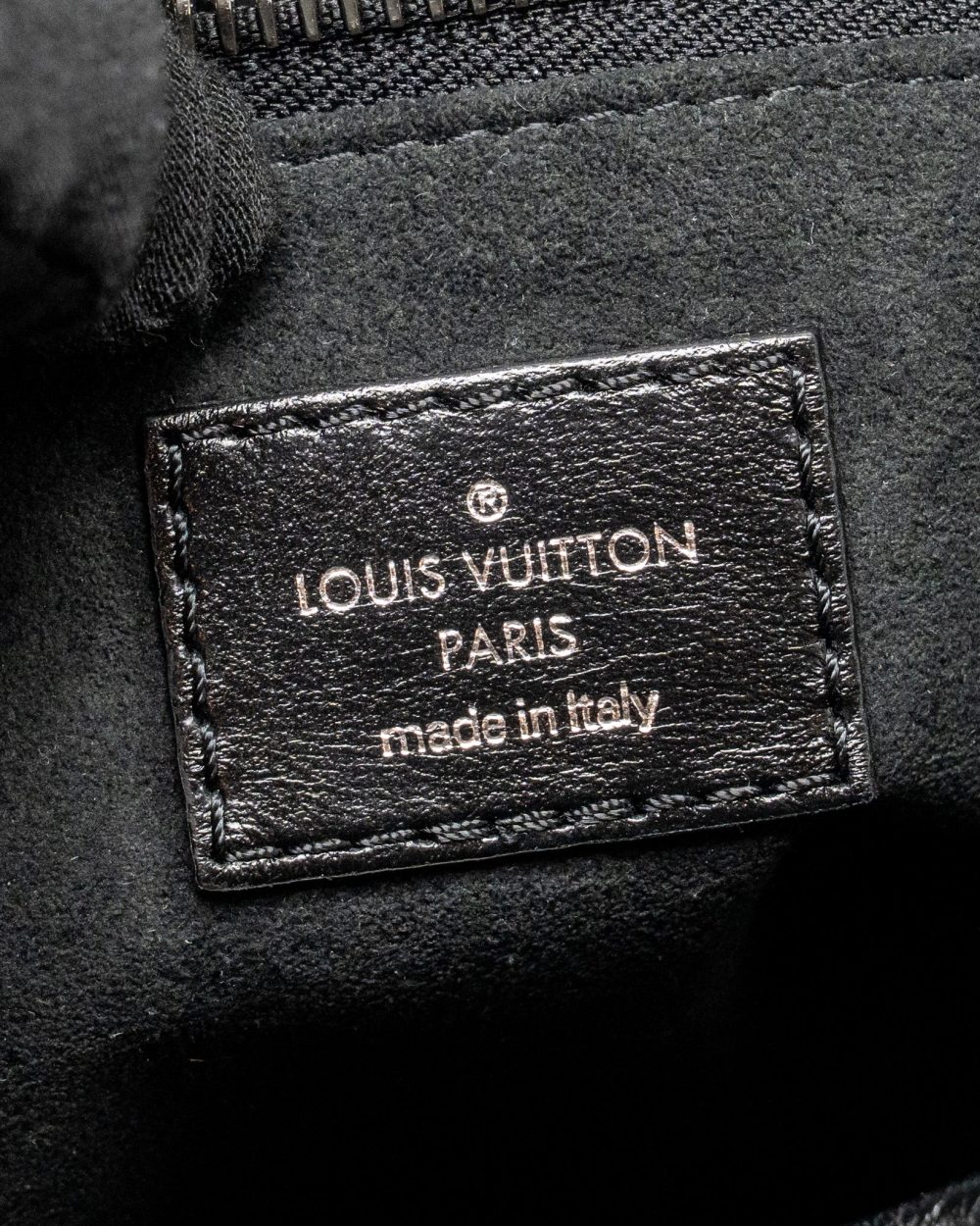 AAA Replica Louis Vuitton LV CARRYALL VIBE MM LAMBSKIN/MONOGRAM CANVAS BLACK SHW