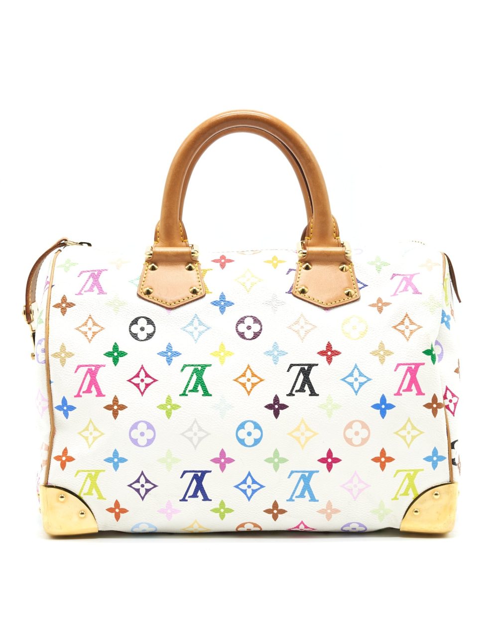 AAA Replica Louis Vuitton LV MONOGRAM MULTICOLOR SPEEDY 30 TOTE
